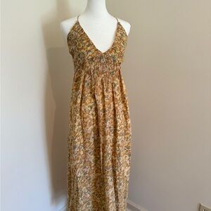 Nordstrom Earthy Floral Maxi Dress